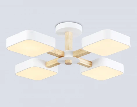 Потолочная люстра светодиодная на штанге с регулировкой цветовой температуры Ambrella COMFORT FL4879 (220V)