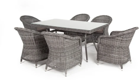 "Эспрессо" обеденная группа плетеная, цвет графит 4SIS арт.УТ-00002205