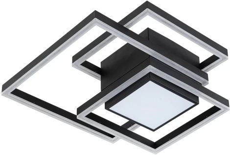 Потолочная люстра Escada Twins 10242/4LED 143W Black (регулировка яркости, 220V, пульт управления)