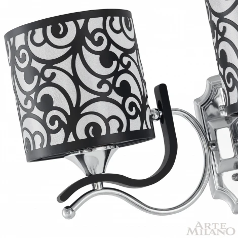 Бра Arte Milano Florentia-4957 304957/2W Bk/Ni (220V)