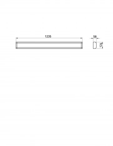 Линейный светильник ЭРА DPO DPO B 1200 2хT8 G13