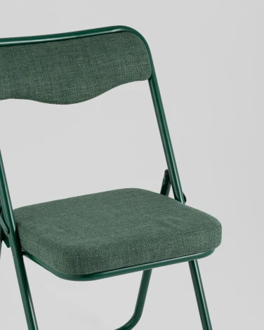 Стул складной Джонни рогожка зеленая каркас зеленый Stool Group арт.УТ000039509
