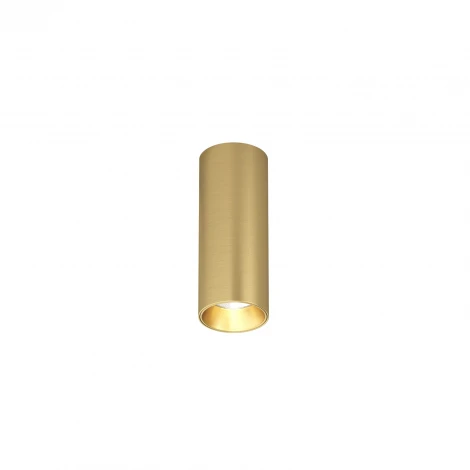 Накладной светильник Denkirs Shine Tube DK2615-SB 7W сатинированная латунь (LED, 220V, круглые)