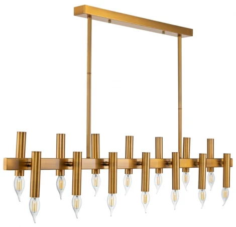 Потолочная люстра большая на штанге Leonardo 2156/05/14PL Stilfort (220V, свеча)