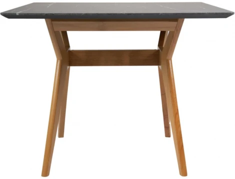 Стол R-Home Нарвик квадратный 860*860 Мрамор Графит