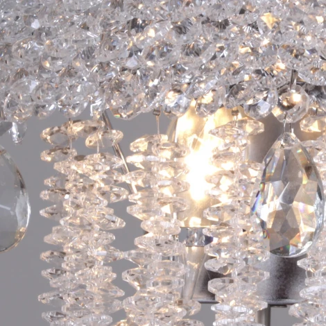 Подвесная люстра хрустальная Reluce 02098-0.4-1000L MX CH