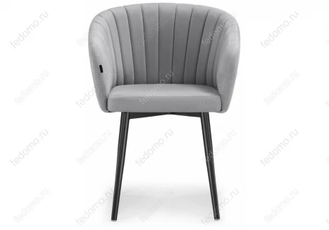 Стул Woodville на металлокаркасе Моншау velutto 52 / черный 462152