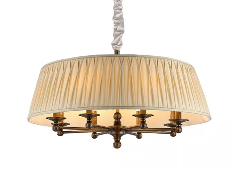 Подвесная люстра Newport 31500 31508/C black brass (220V, на цепи)