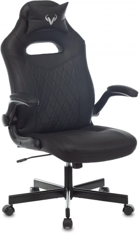 Кресло игровое Zombie VIKING 6 KNIGHT черный Diamond 600 эко.кожа с подголов. крестовина металл