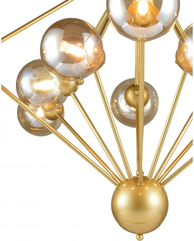 Подвесная люстра Natali Kovaltseva Stuttgart 91006/10C GOLD