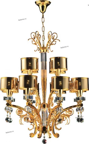 Подвесная люстра N-Light 3086 3086-8+4G золото