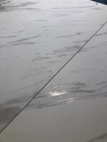 Обеденный стол M-City IVAR 180 MARBLES KL-99 Белый мрамор, итальянская керамика