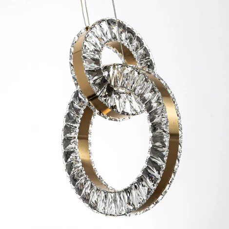 Подвесной светильник светодиодный хрустальный с регулировкой цветовой температуры Modelux MODELUX ML.9041.400 BS