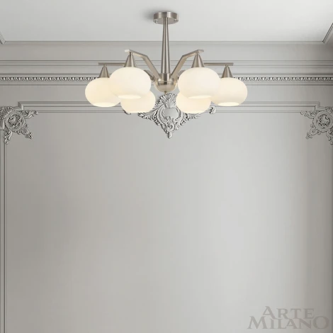 Потолочная люстра на штанге Arte Milano 279807/6 GR (220V, шарики)