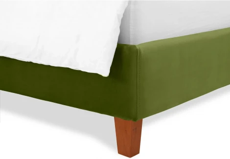 Кровать Queen II Sofia L 1600 ОГОГО (арт.577493), (Ткань/Зеленый)