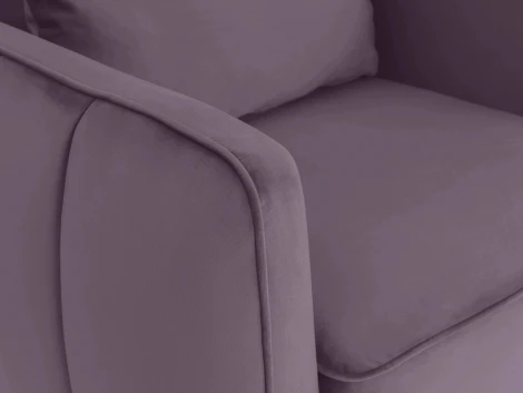 Кресло Amsterdam ОГОГО (арт.664758), (Ткань/Фиолетовый)