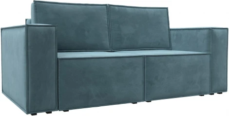 Диван прямой Куба мини (Бирюзовый/Велюр) Лига Диванов арт.121872