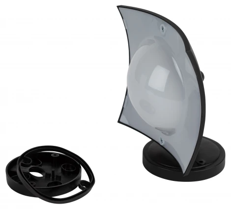 Настенный фонарь уличный светодиодный ЭРА ДБУ 07-8-004 3000К «Дели 4» черный