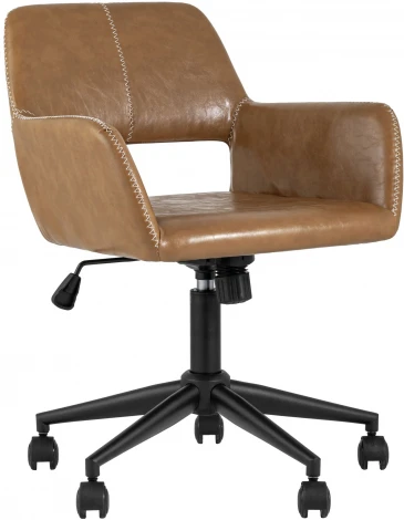 Кресло компьютерное Филиус экокожа коричневый УТ000005618