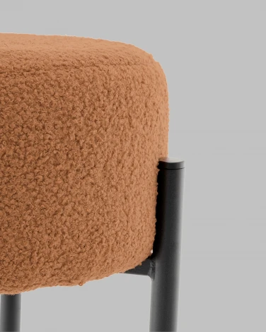 Стул барный Беккет букле терракотовый Stool Group арт.УТ000041575