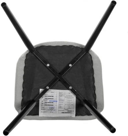 Стул Bradex Home Bruno светло-серый, искусственный мех (RF 0659)