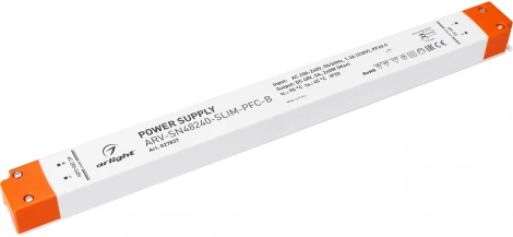 Блок питания ARV-SN48240-SLIM-PFC-B (48V, 5A, 240W) (IP20 Пластик) 027837 Arlight ARV