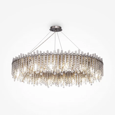 Подвесная люстра Maytoni Rocio MOD036PL-18N (220V, хрусталь, на тросе, круглые)