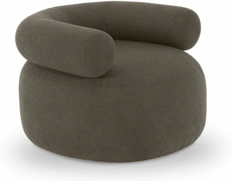 Кресло Tirella вращающееся ОГОГО (арт.833535), (Искусственный мех/Коричневый)