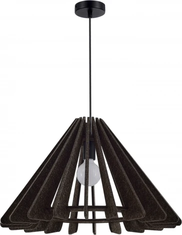 Подвесной светильник ST Luce Sentito SL3002.413.01 Черный/Серый E27 1*60W (220V, на проводе)