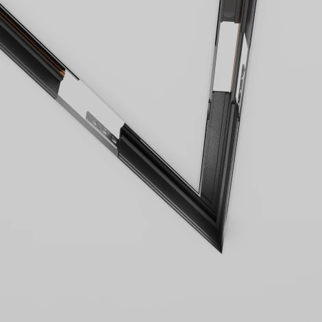 Угол-соединитель 45° Exility встраиваемый черный (магнитный) Maytoni Technical TRA034CLS-42B