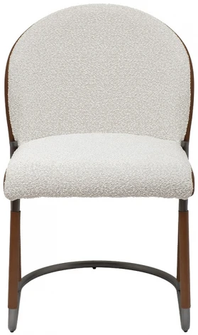 160KD-80070 Стул обеденный, экокожа кремовый/терракота 63*54*83см Garda Decor