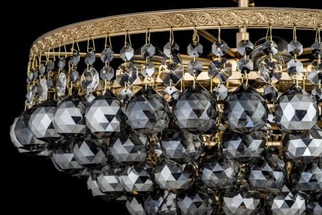 Потолочная люстра на штанге хрустальная Arti Lampadari Castellana Gold Castellana E 1.3.46.603 G (220V)