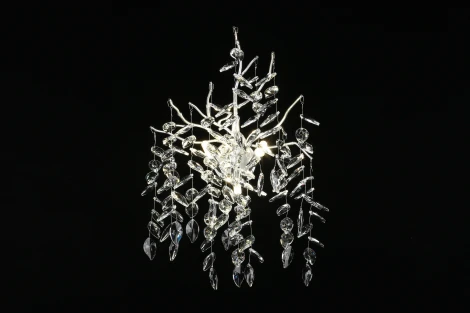 Бра Aployt Gertunia APL.847.11.03 (220V, хрусталь, подвески, листья, ветки)