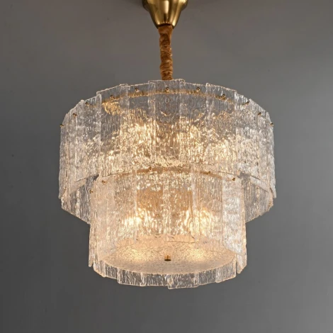 Подвесная люстра ярусная iLamp Manhattan P6315-D600 BR (220V, на цепи)