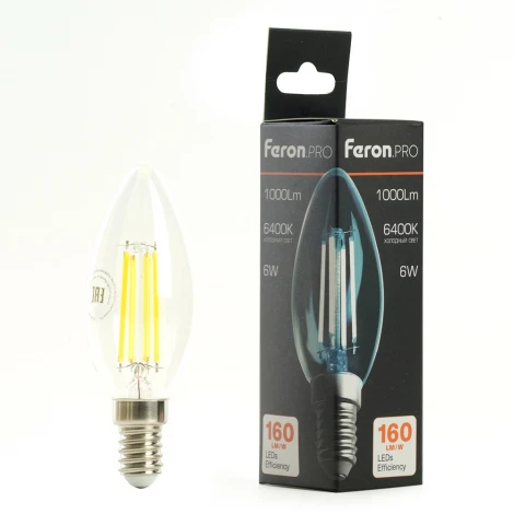 Лампа светодиодная E14 6W Feron LB-1206 51246