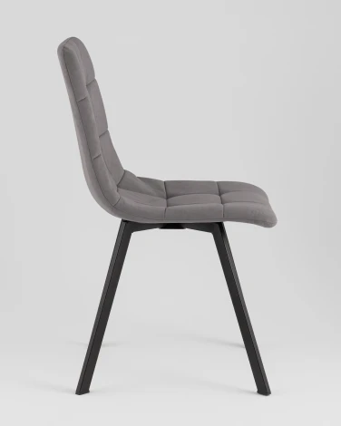 Стул Одди Original Square велюр серый (набор 4 шт) Stool Group УТ000042521