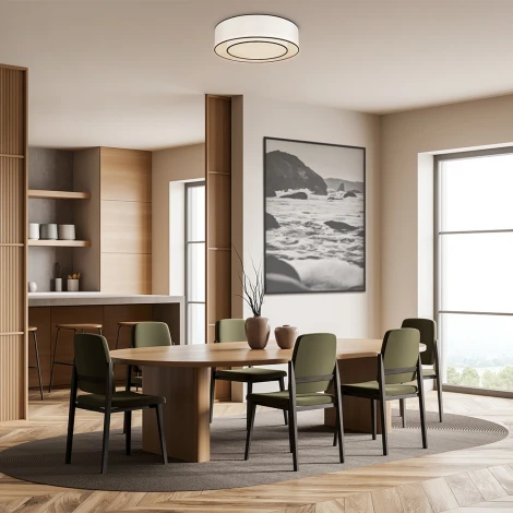 Потолочный светильник круглый Bergamo MOD613CL-03W (220V, круглые)