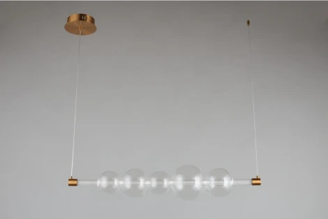 Подвесной светильник Omnilux Abbazia OML-65903-05 (LED, 220V, на тросе, шарики)