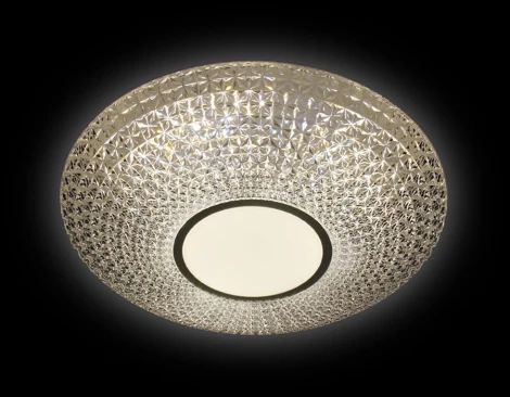 Потолочный светильник Ambrella Orbital Crystal F101 CL 48W D400