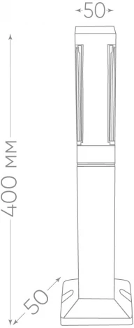 Уличный наземный светильник светодиодный Feron 11706 DH602 Дубай (220V, IP54)