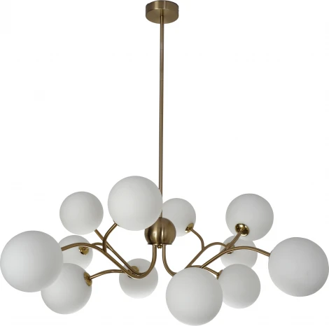 Потолочная люстра на штанге Zortes Blo ZRS.1777.12 (220V, шарики, IP21)