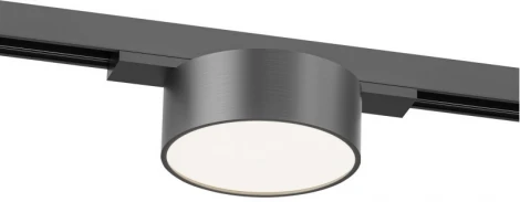 Трековый светильник для магнитного шинопровода Denkirs Shine Flow DK5761-DN 48V 6W, темный никель (LED, круглые)