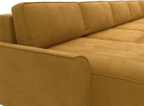 Диван п-образный Лига-048 НПБ МегаЛонг Лига Диванов (Велюр) арт.128319