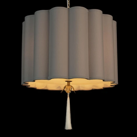 Подвесной светильник Loft It Mellow 10306P Grey linen (220V, на цепи)