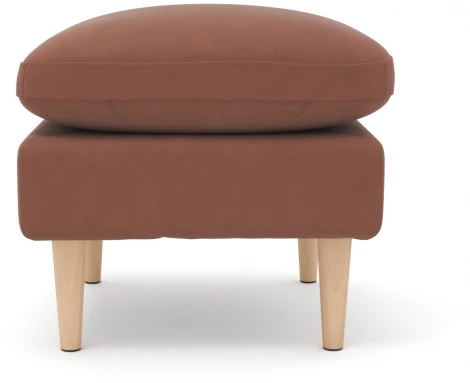 Пуф Arsko Корс терракотовый велюр