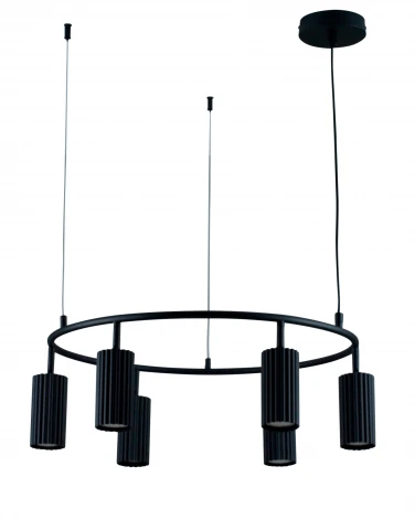 Подвесная люстра кольцо Moderli Cora V11601-6P (220V, на тросе, кольцо)