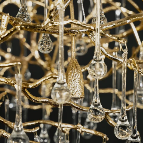 Подвесная люстра Loft It Bijout 10067/1250 GD (220V, на тросе, ветки)