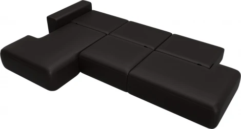 Диван угловой Лига-036 НПБ Модерн Лонг левый угол Лига Диванов (Экокожа) арт.127750L