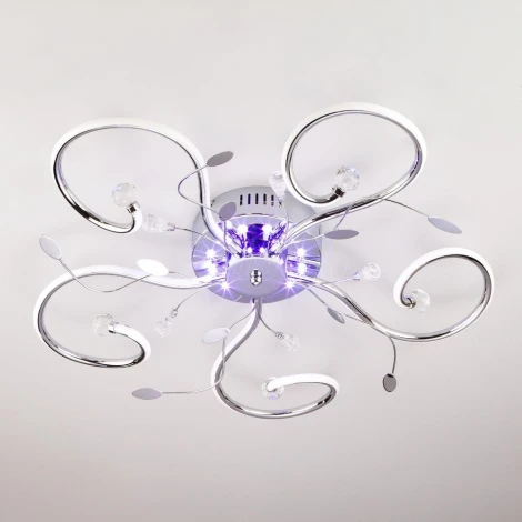 Потолочная люстра Eurosvet Curl 90129/5 хром