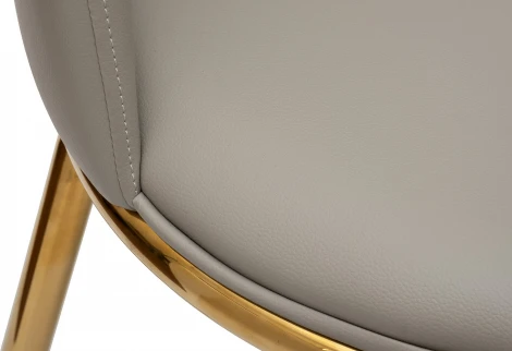 Стул экокожа бежевый/золото 48*56*86см Garda Decor арт.76AR-24005